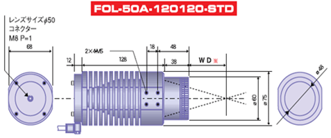 proimages/01_Laser_Welders/09_Output_unit_and_Optical_fiber/Focusing-head．Optical-Fiber/Focusing head_JP (7).png
