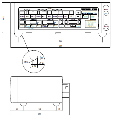 proimages/03_Fine_Spot_Welders/01_Fine_Spot_Welding_Power_Supply/05_AC_controlled_welding_power_supply/CT-110D_CY-210D/ct_img02_dimen.gif